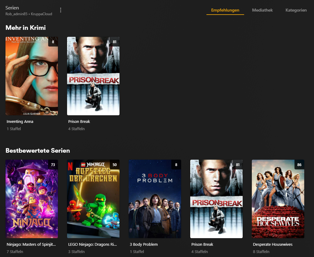 Entertainment – Sammlungen