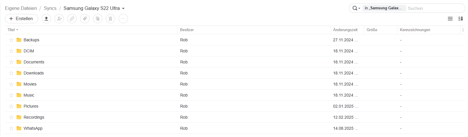 Ordner & Projekte – klar strukturiert
